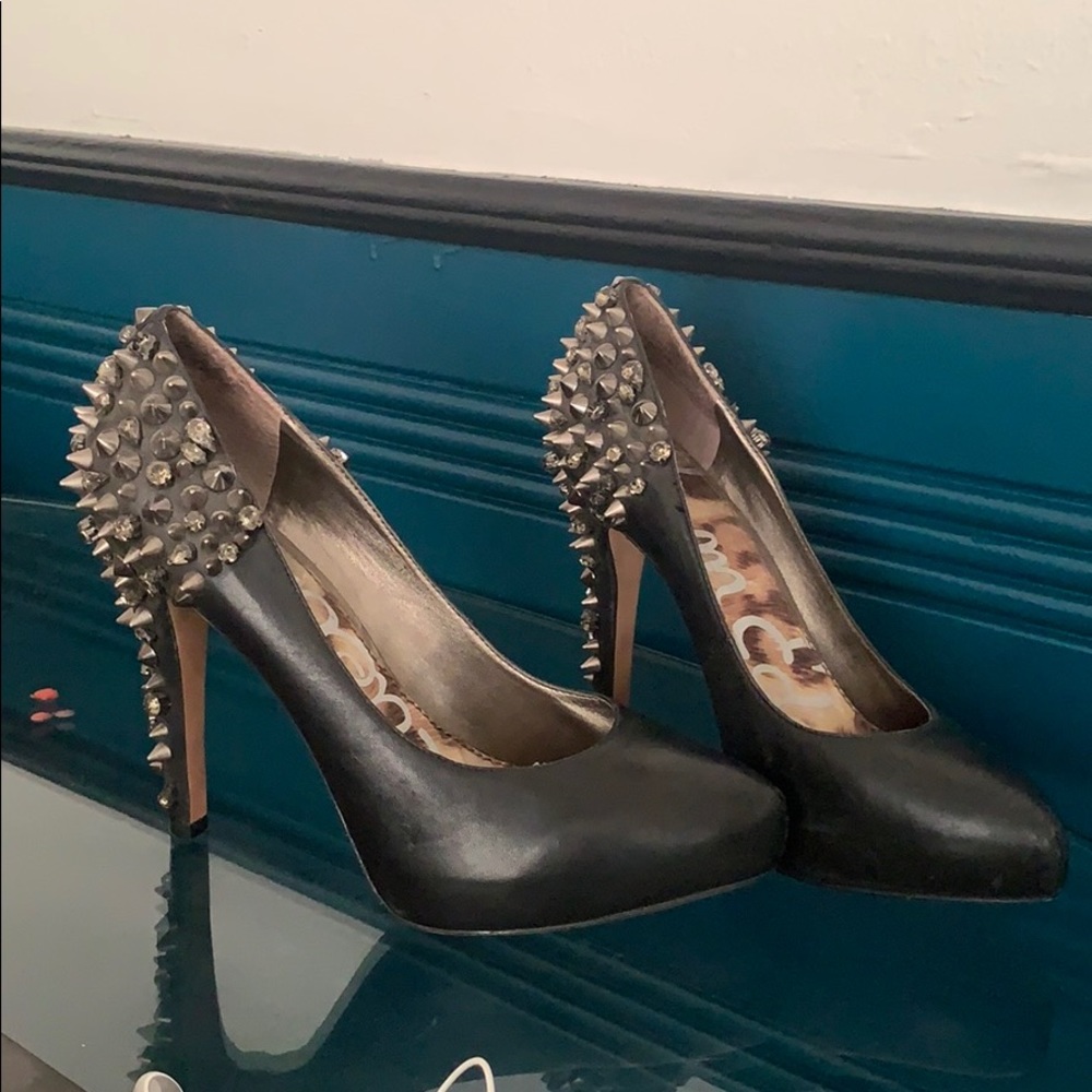 COPY - Sam Edelman heels with spikes and jewels size 10.